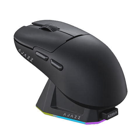Ajazz AJ159P Black Simsiz Gaming Siçan — Baku