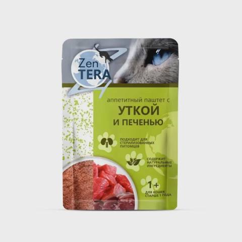 ZenTERA, yetkin pişiklər üçün yaş yem — paştet, ördək və qaraciyər ilə (75 q) — 0.6 ₼ · Баку · Pişiklər ZenTERA, yetkin pişiklər üçün yaş yem — paştet, ördək və qaraciyər ilə (75 q) — Баку