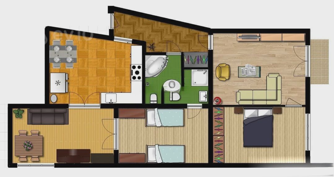 For sale: 4-room apartment (old building), 105 m² — Mənzil, Bakı (2)