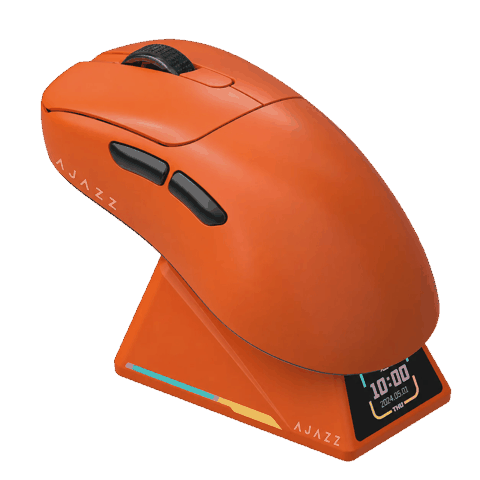 Ajazz AJ159 Apex Orange Simsiz Gaming Siçan — Baku