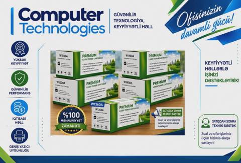 HP və Canon printerləri üçün toner kartricləri — Baku