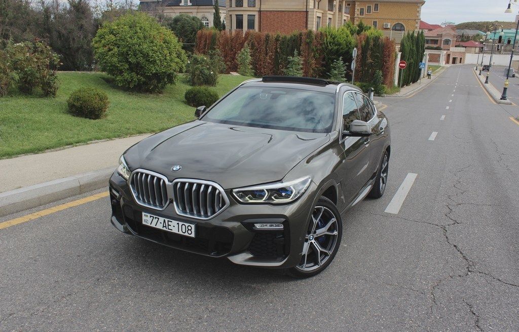 BMW X6, 2020 il, 158000 km, 3 L 77-AE-108 — Avtomobillər, Bakı