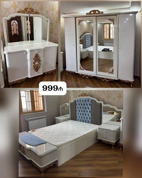 999₼ Türkiye istehsalı temiz MDF maşın boyası yataq desti tam ideal — Furniture