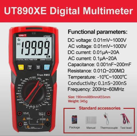 Multimetr Unı-t UT89X rəqəmsal — 210 ₼ · Bakı · Mallar Multimetr Unı-t UT89X rəqəmsal — Bakı