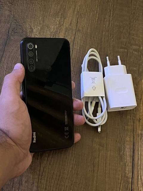Redmi Note 8, 64 GB, rəng - Qara, Barmaq izi, İki sim kartlı — Баку