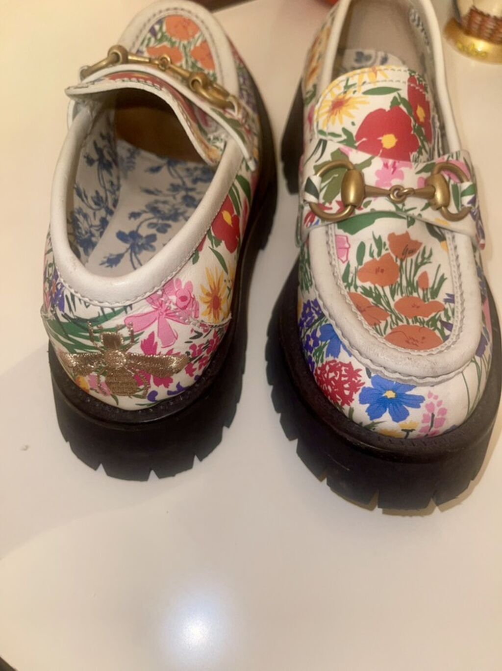 Gucci, Ölçü: 35, rəng - Ağ, İşlənmiş — Mokasin, Bakı (5)