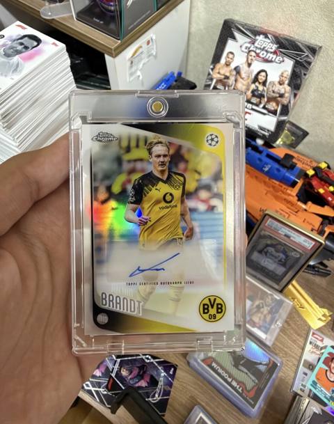 Julian Brandt Topps Chrome imza, Gorush ancag Sahil — Баку