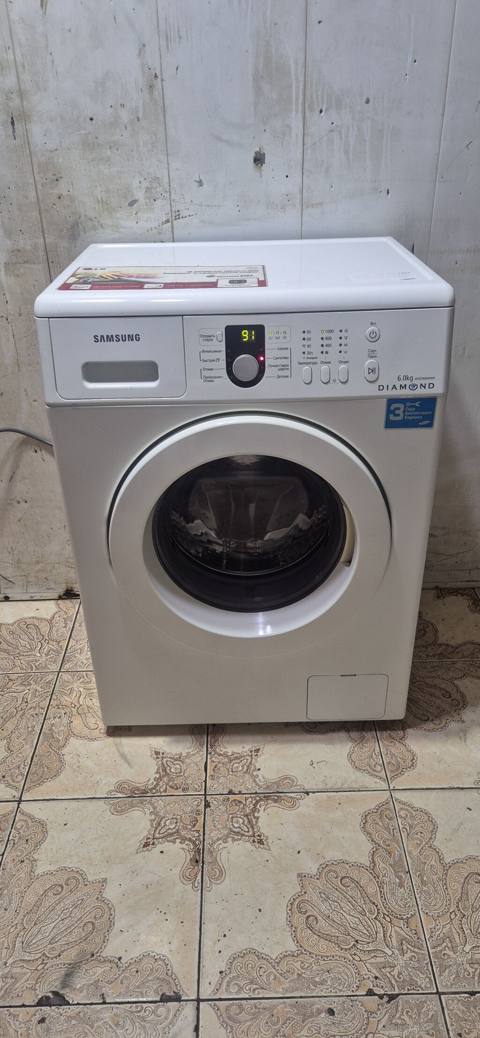 Paltaryuyan maşın Samsung, 6 kq, İşlənmiş, Avtomat, Qurutma var, Ödənişli çatdırılma — Yusif 5556 — Maishiy texnika