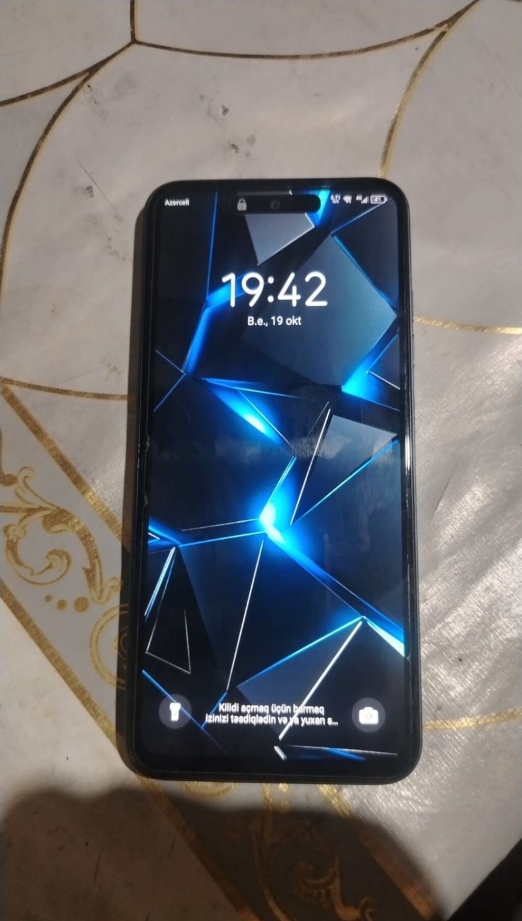 Tecno 128 GB, rəng - Boz, Barmaq izi — Tecno, Ağsu