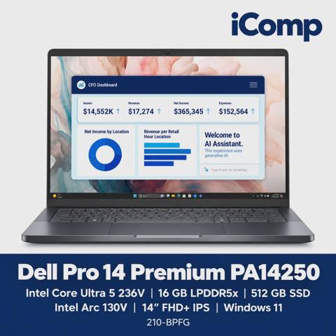 Dell Pro 14 Premium PA14250 Ultra 5 236V (210-BPFG) Laptop — Баку