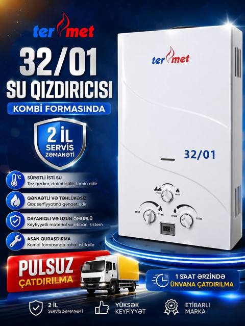 Pitiminutka Termet, 32 l/dəq, Yeni, Kredit yoxdur, Pulsuz çatdırılma, Rayonlara çatdırılma — Baku