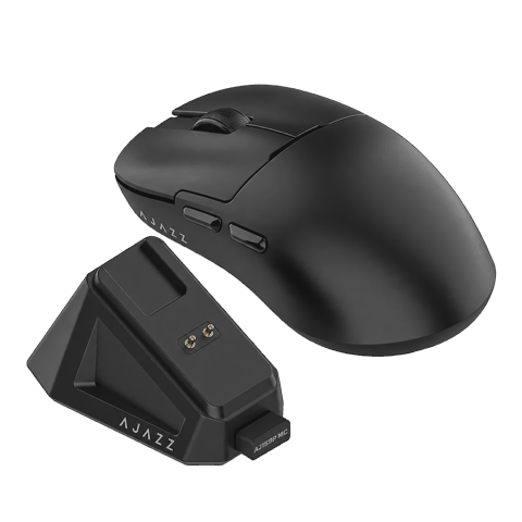 Ajazz AJ159P MC Black Simsiz Gaming Siçan — Baku