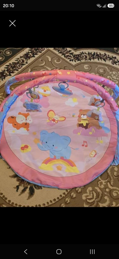 Uşaqlar üçün oyun xalçası və inkişaf etdirici playmat. Dairəvi — Digah