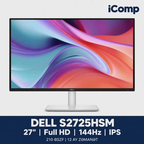 Dell 27 Plus S2725HSM 27-inch Full HD IPS 144Hz Monitor — Баку