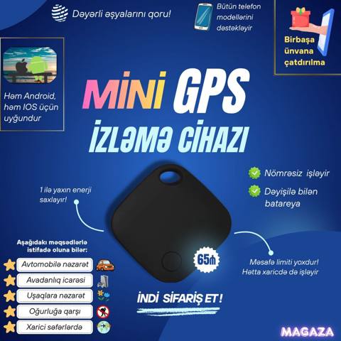 Məsafə limiti yoxdur Bütün telefonları dəstəkləyir. Hər növ mini — Баку