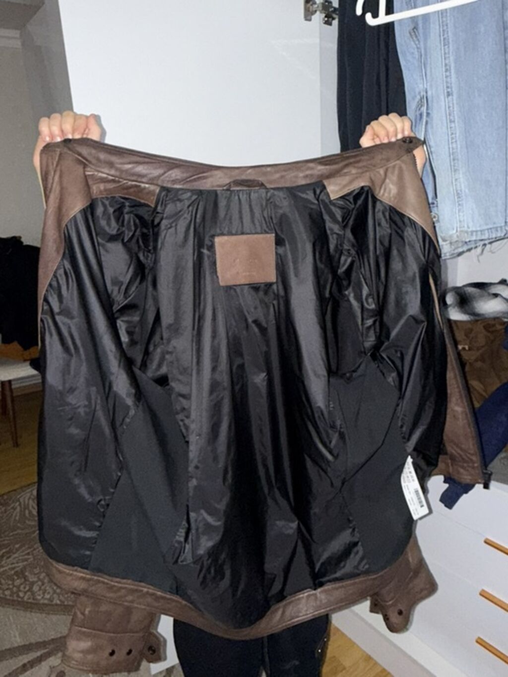 Kurtka, Dəri, Payız, Massimo Dutti — Kurtkalar, Bakı (3)