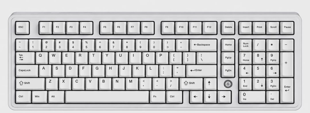 Ajazz AK980 Max White Gaming Keyboard — Klaviaturalar və siçanlar, Bakı (2)