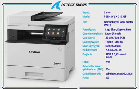 Printer Canon i-SENSYS X C1333i — 1 200 ₼ · Bakı · Printerləri Printer Canon i-SENSYS X C1333i — Bakı