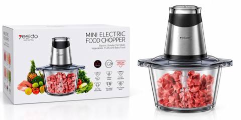 Yesido Mini Electric Food Chopper – EC28 - 400W güc: ət, tərəvəz — Baku