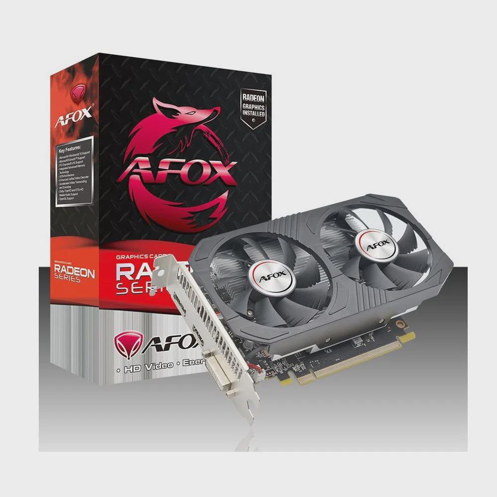 Video kart Afox Radeon RX 550, 4 GB — Qrafik kartlar, Bakı (2)