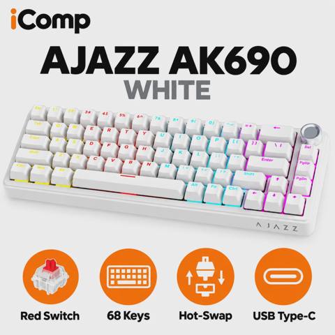 Ajazz AK690 White Gaming Keyboard — Клавиатуры и мыши