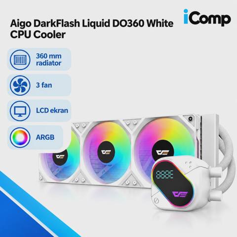 Aigo DarkFlash Liquid DO360 White CPU Cooler — Комплектующие