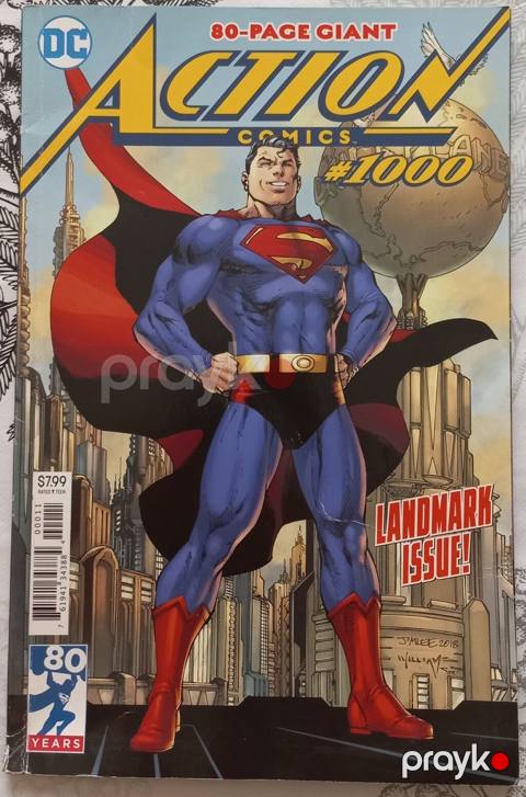Superman-ın yer aldığı "Action Comics #1000" adlı komiks kitabı — Bakı