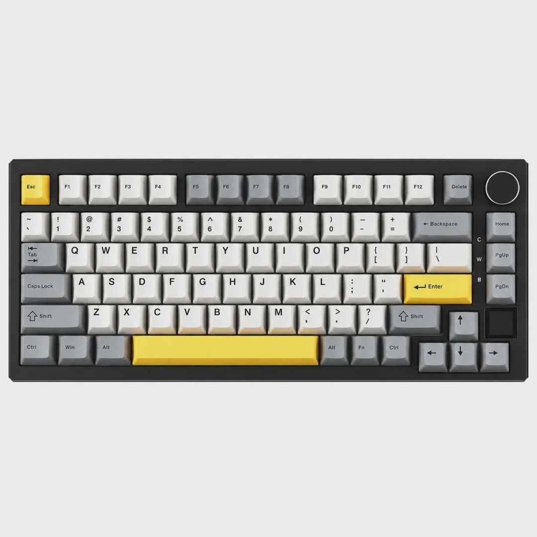 Ajazz AK820 Pro Black-Gray-Yellow Gaming Keyboard — Klaviaturalar və siçanlar, Bakı (2)