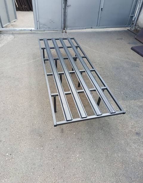 Metall çarpayı çərçivəsi - Material: möhkəm polad profillər — Baku
