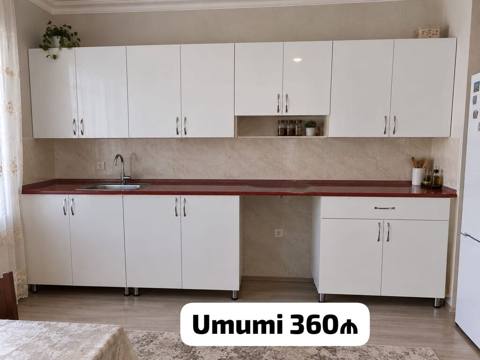 Yeni mətbəx mebeli – ümumi 360₼ - Ölçü: 3.03 m - Rəng: Ağ, parlaq — 360 ₼ · Baku · Mətbəx mobilyası Yeni mətbəx mebeli – ümumi 360₼ - Ölçü: 3.03 m - Rəng: Ağ, parlaq — Baku