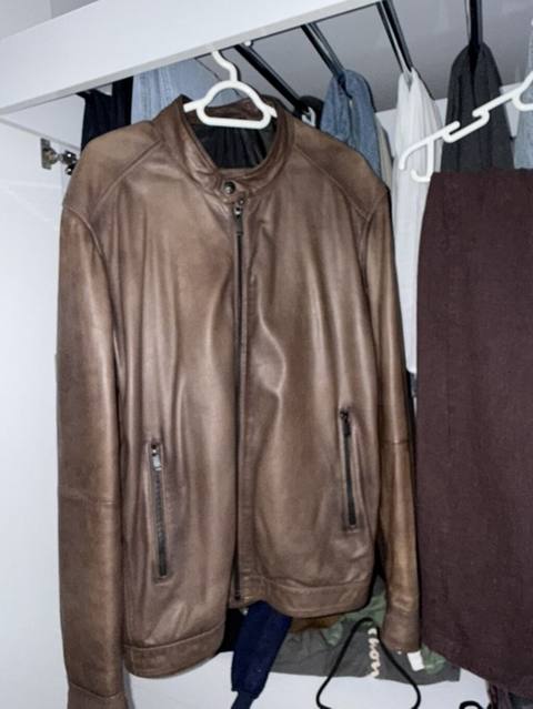 Kurtka, Dəri, Payız, Massimo Dutti — Баку