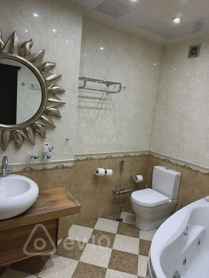 For sale: 4-room apartment (new building), 200 m² — Mənzil, Bakı (11)