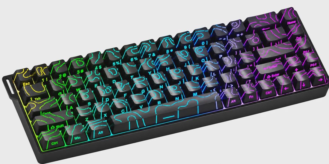 Ajazz AK680 V2 Black Contour Gaming Keyboard — Klaviaturalar və siçanlar, Bakı (2)