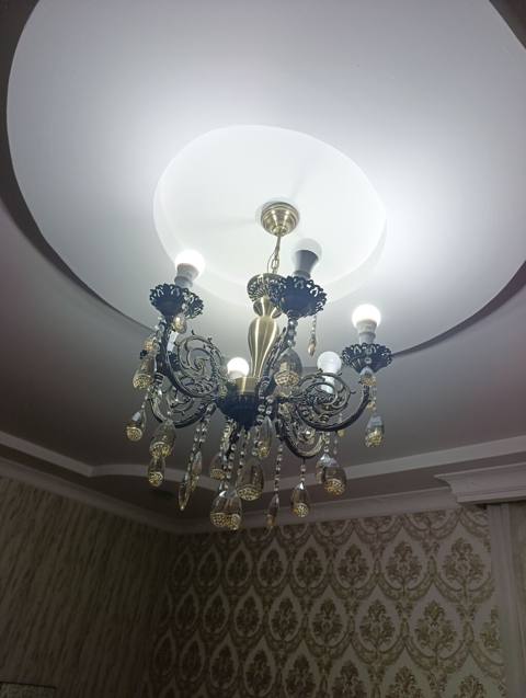 Çılçıraq, 6 lampa, Metal — Сарай