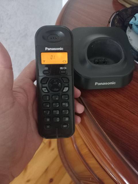Panasonic simsiz ev telefonu + şarj/bağlantı bazası - Marka/model — Baku