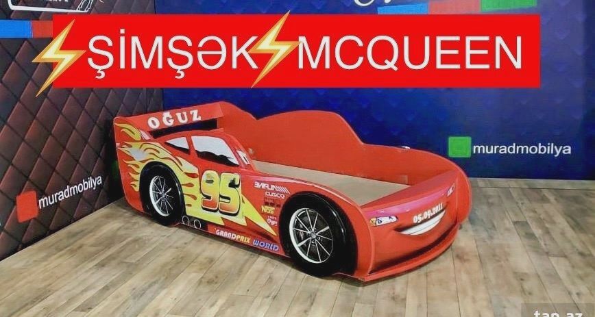 Uşaq çarpayı Qırmızı rəng — Mebel, Bakı (2)