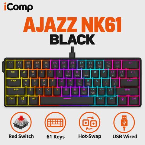 Ajazz NK61 Black Gaming Keyboard — Клавиатуры и мыши