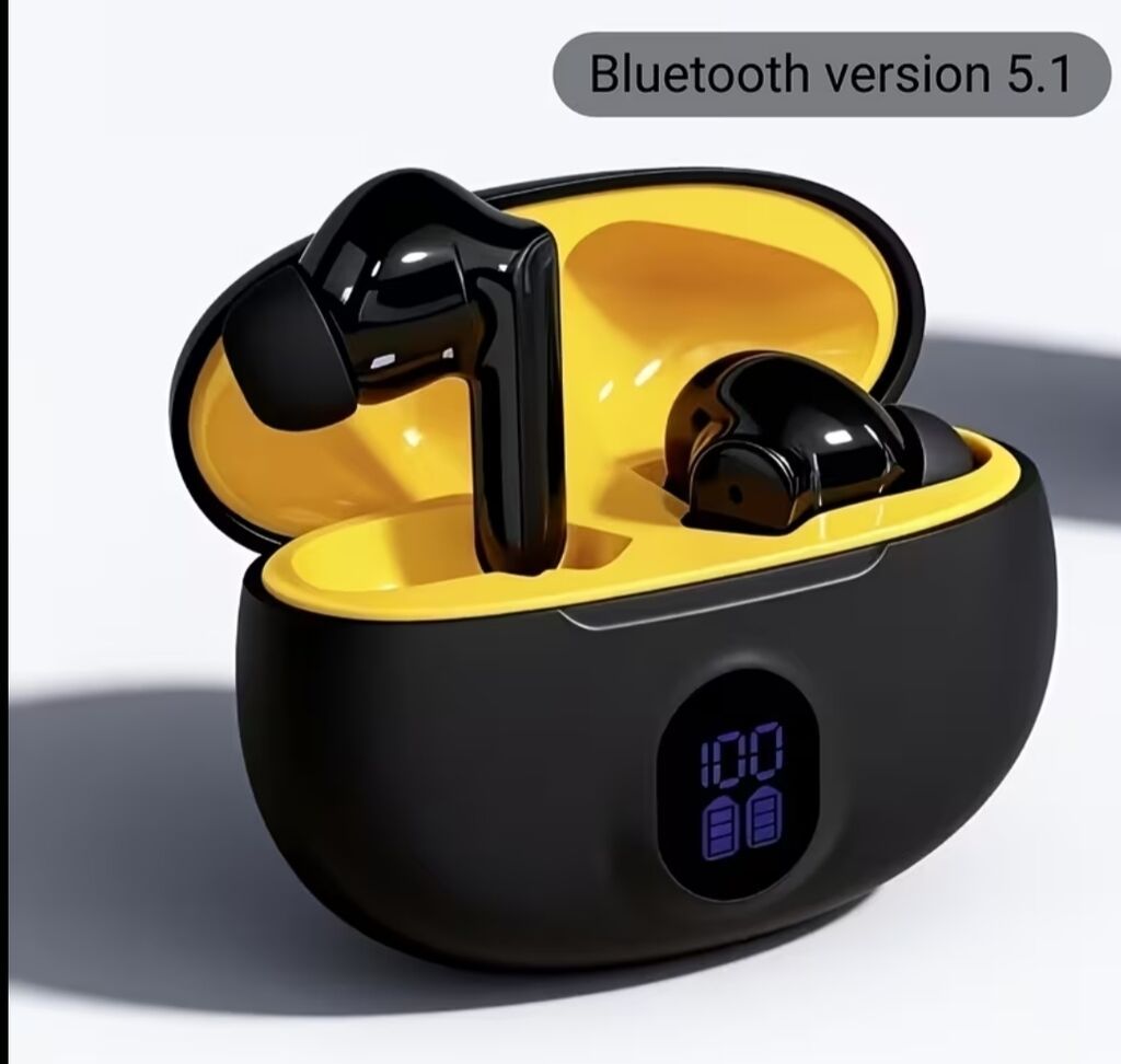 Yeni Simsiz (Bluetooth) Qulaqcıqlar, rəng - Qara — Qulaqcıqlar, Bakı (2)
