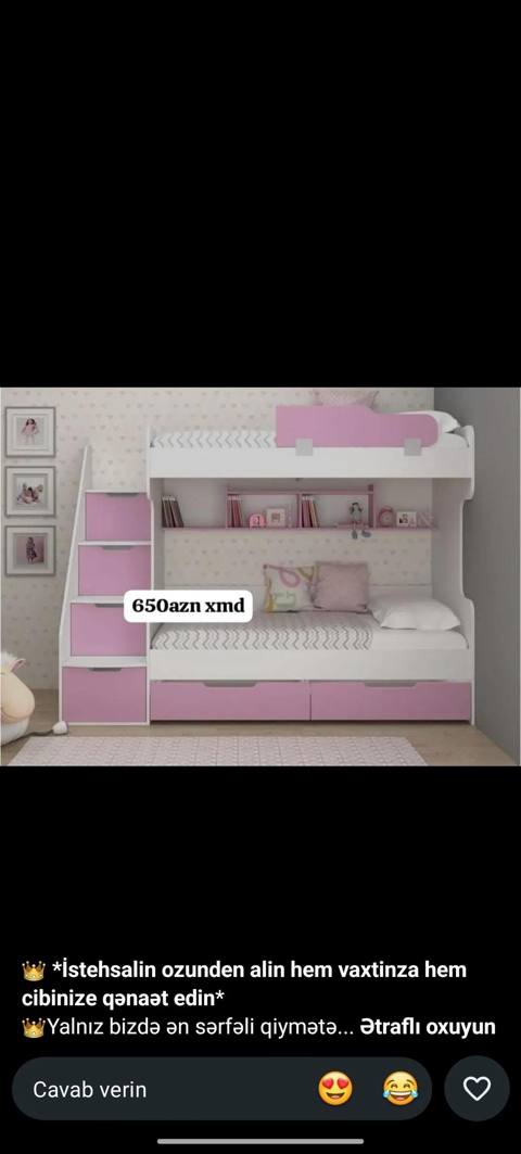Qız üçün, Yeni, Çarpayı, Matras ilə, Siyirməli, Laminat — Дигях