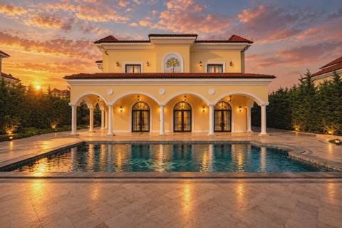 Buzovna, 5 otaqlı Villa satılır - 600 m², 3 mərtəbə, 11 sot — 1 200 000 ₼ · 5+ комн. · 600 м² · 11 сот. · Баку, Xəzər · Ev, villa Buzovna, 5 otaqlı Villa satılır - 600 m², 3 mərtəbə, 11 sot — Баку