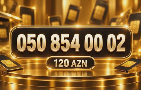 Azercell nömrə (050) 854-00-02 — Baku