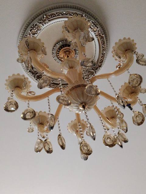 Çılçıraq, 8 lampa, Farfor — Saray