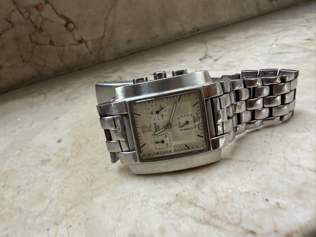 Tissot Chronograph kişi qol saatı - Korpus: paslanmayan polad — Qol saatları, Bakı (2)