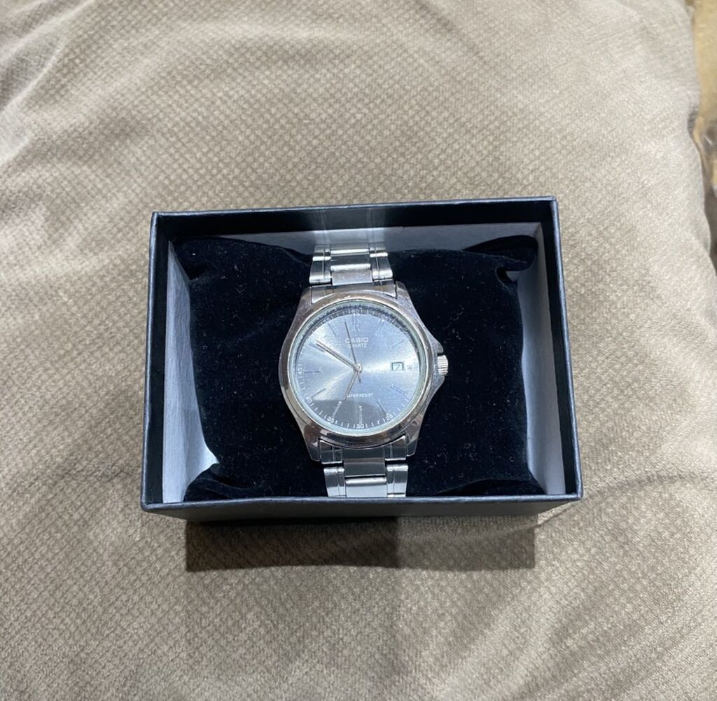Casio Quartz kişi qol saatı - Klassik dizaynlı paslanmayan polad — Qol saatları, Bakı