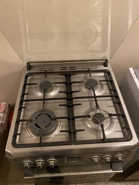 Arçelik qaz plitəsi və elektrik sobası – inox korpus - 4 gözlü qaz — Bakı