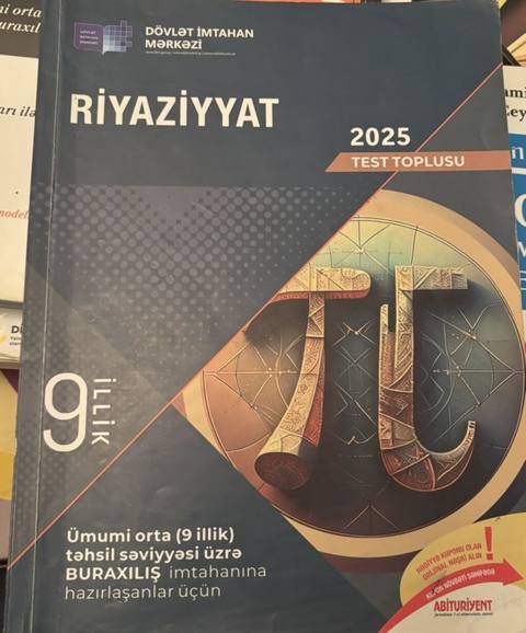 Məhsul: Riyaziyyat – 2025 Test Toplusu (9 illik) Təsvir: - Nəşr — Baku