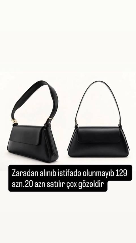 Zara brendinin qara çiyin çantası. - Minimalist, zərif dizayn - Düz — 20 ₼ · Баку · Çantalar, çamadanlar, cüzdanlar Zara brendinin qara çiyin çantası. - Minimalist, zərif dizayn - Düz — Баку