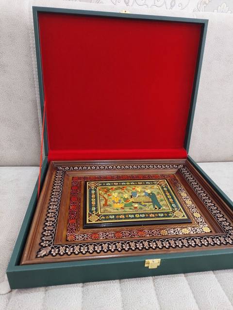 Əl işı miniatür tablo – taxta çərçivəli, hədiyyə qutusunda - Məhsul — 130 ₼ · Mehdiabad · Şəkillər, plakatlular və çərçivələr Əl işı miniatür tablo – taxta çərçivəli, hədiyyə qutusunda - Məhsul — Mehdiabad