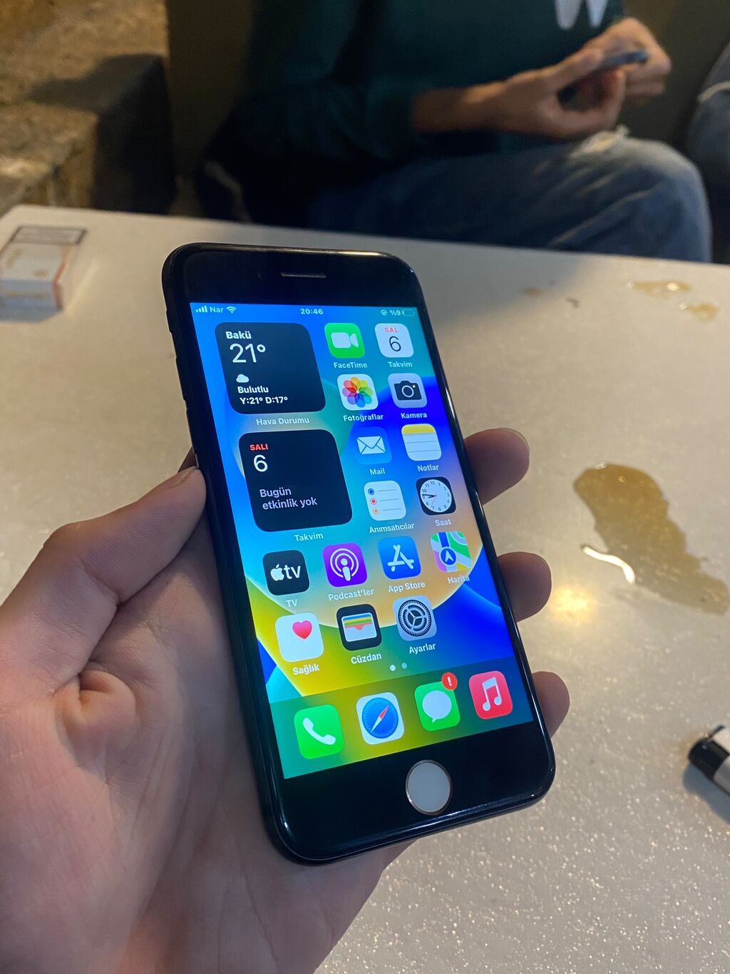 IPhone 8, 64 GB, Space Gray, Barmaq izi — Apple iPhone, Ceyranbatan (2)