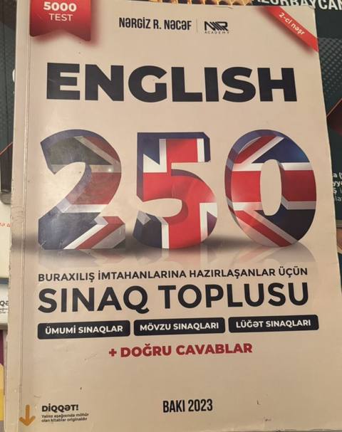 Məhsul: “İngilis dili 250 – Buraxılış imtahanlarına hazırlaşanlar — Baku